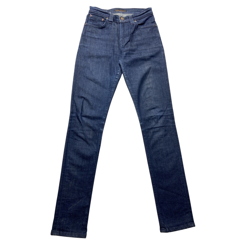 Nudie Jeans Co Jeans Mens 27x32 Blue Slim Skinny Organic Stretch Denim Italy